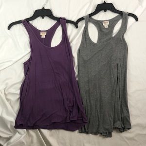 Mossimo tank bundle, purple small, grey medium